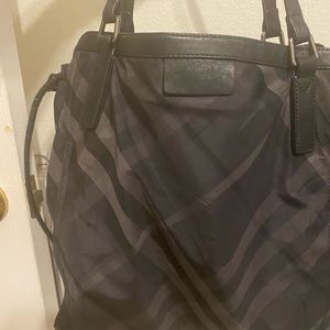 Burberry birch tote gray